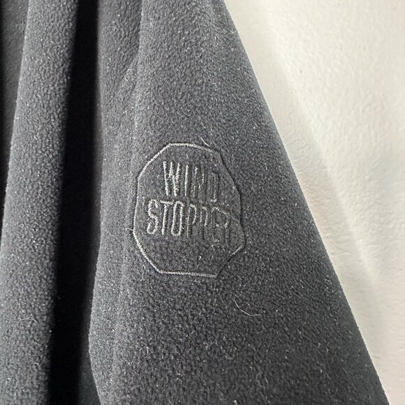 Zero Restriction Wind Stopper Pullover Black 1/4 Zip Vintage Medium - Picture 7 of 12